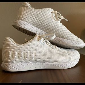 Nobull white trainers women’s lifting